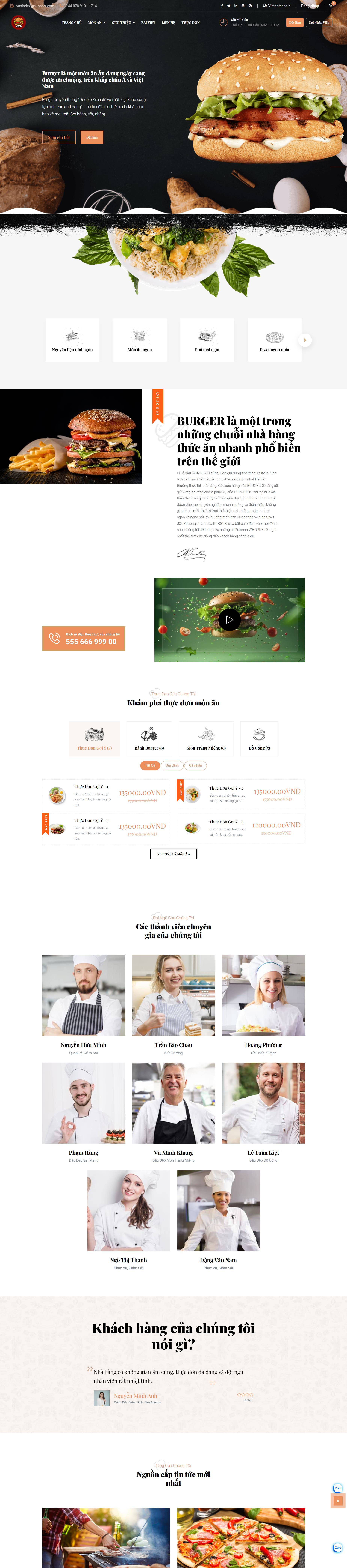 Burger | Burger restaurant website
