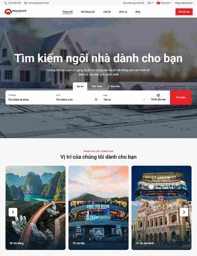 Property | Nền tảng mua bán bất động sản