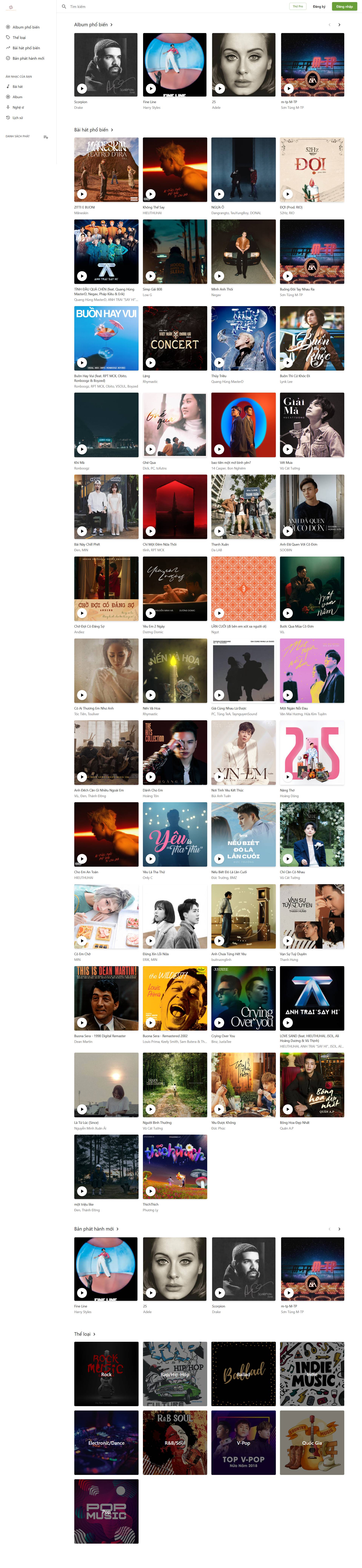 Music | Online Music Streaming Platform
